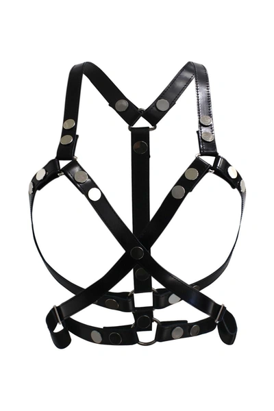 Junya Watanabe Studded Leather Harness Accessories In Black