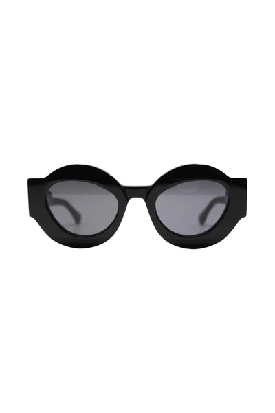 Kuboraum X22 Tinted Sunglasses In Black