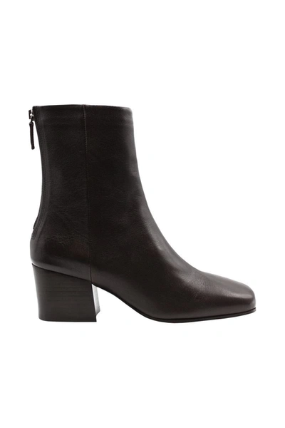 Lemaire Heeled Boots In Dark_chocolate