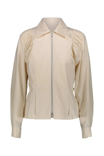 Maison Margiela Calico Shirt Clothing In Nude & Neutrals