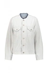 MAISON MARGIELA MAISON MARGIELA DENIM WHITE PAINTED JACKET CLOTHING