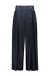 Maison Margiela Wide Leg Denim Trousers In Blue