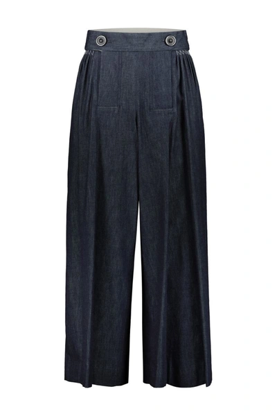 MAISON MARGIELA MAISON MARGIELA WIDE PANTS IN LIGHT DENIM CLOTHING