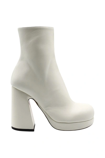 Proenza Schouler Forma Platform Boots In White