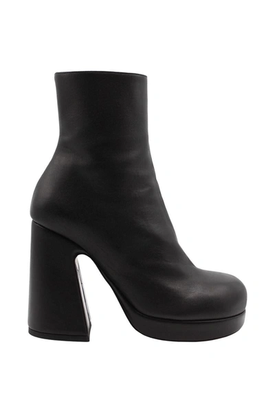Proenza Schouler Women's Forma Leather Platform Boots In Black