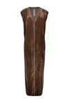 Rick Owens Arrowhead Gown In Brown