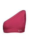 Rick Owens Top Twist In Pink & Purple