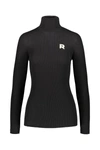 ROCHAS ROCHAS TURTLE NECK IN RIBBED FINE WOOL CLOTHING