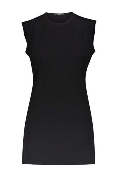 Sapio N°122 Jersey Sleveless Top In Black