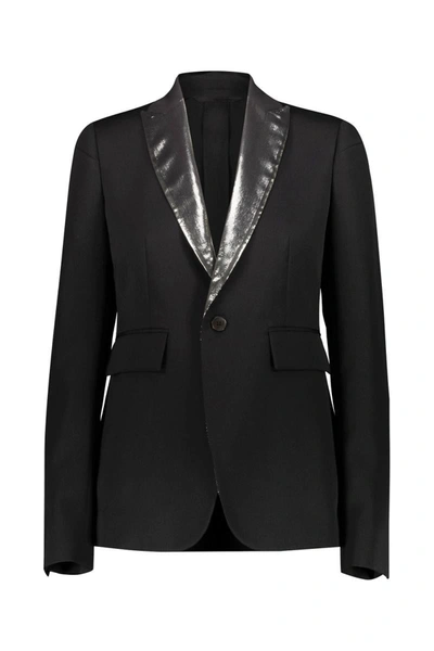 Sapio Gabardine Smoking Jacket In Negro