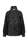 Vetements Monogram Scarf Blouse In Black