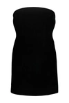 Wardrobe.nyc Black Corset Minidress In Black