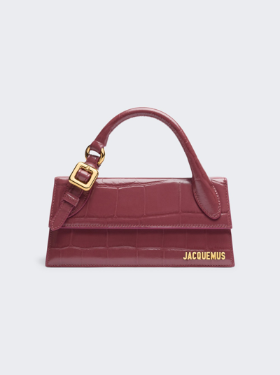 Jacquemus Le Chiquito Long Boucle Bag In Red