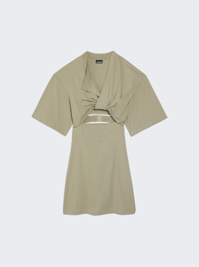 Jacquemus La Robe T-shirt Bahia In Green