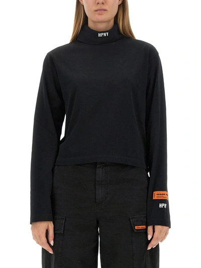 Heron Preston Hpny T-shirt Black In Black  