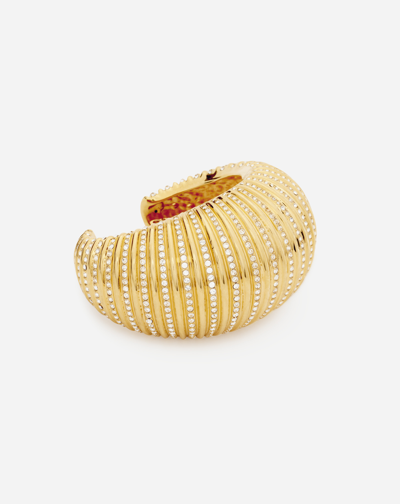 Lanvin Bracelet Strass Arpege Pour Femme In Gold | ModeSens