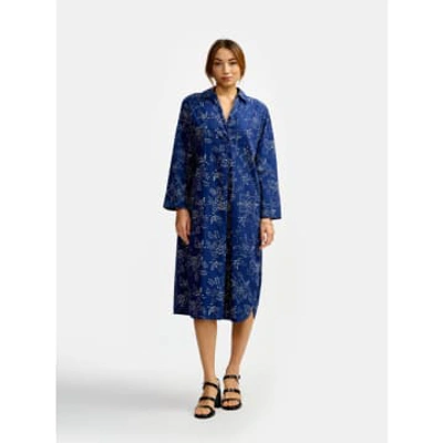 Bellerose Atoms Dress In Blue