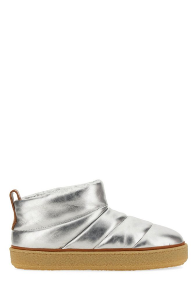 Isabel Marant Eskee Quilted Slip In Silver
