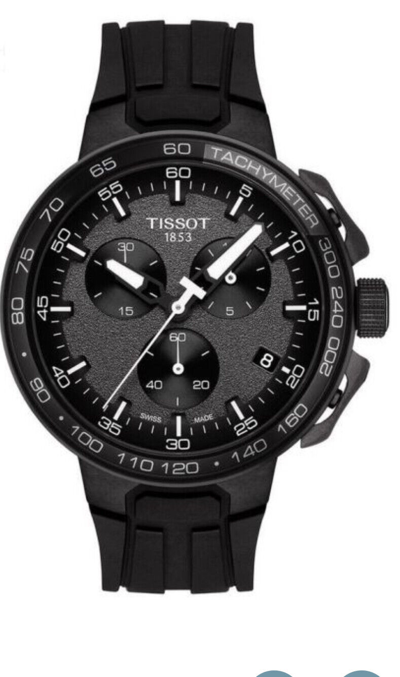 Pre-owned Tissot T-race Gray Men's Watch - T111.417.37.441.03
