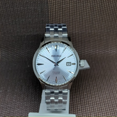Pre-owned Seiko Presage Srpe19j1 Cocktail Automatic Made In Japan Men's Analog Dress Watch