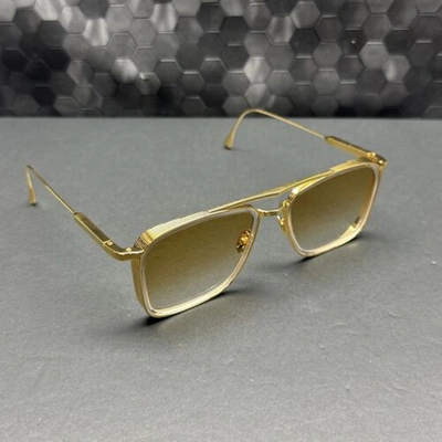Pre-owned John Dalia Brad C189 55-18-145 Sunglasses In Gold