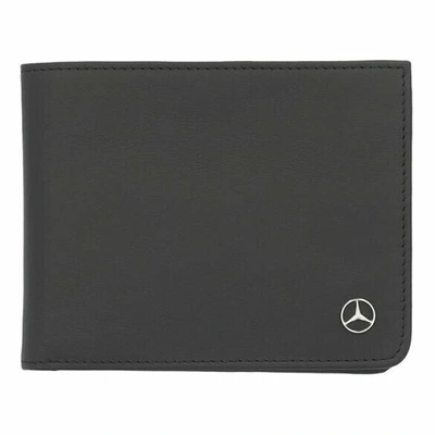 Pre-owned Mercedes-benz Original  Collection Men's Leather Wallet B66959384 In Black