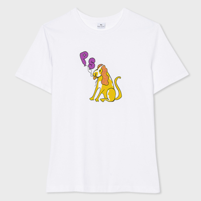 Ps By Paul Smith Ps Paul Smith Womens Spaniel T-shirt In White