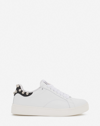 Lanvin Sneakers Ddb0 En Cuir Avec Studs Pour Homme In White/silver