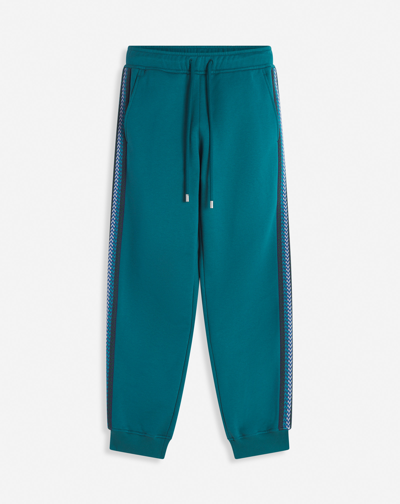 Lanvin Side Curb Joggers For Male In Green