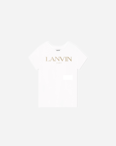 Lanvin Kids' T恤  儿童 颜色 白色 In White