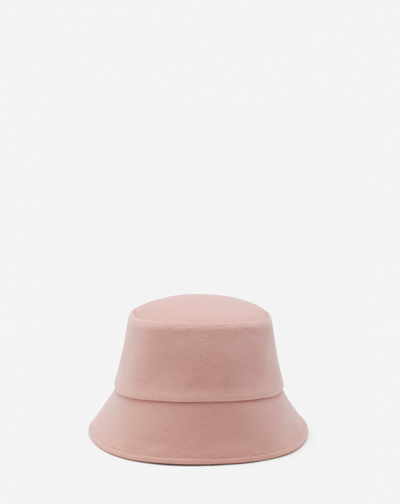 Lanvin Wool Bucket Hat For Female In Pink