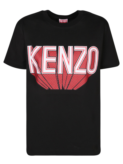 Kenzo Black Logo-print Cotton T-shirt
