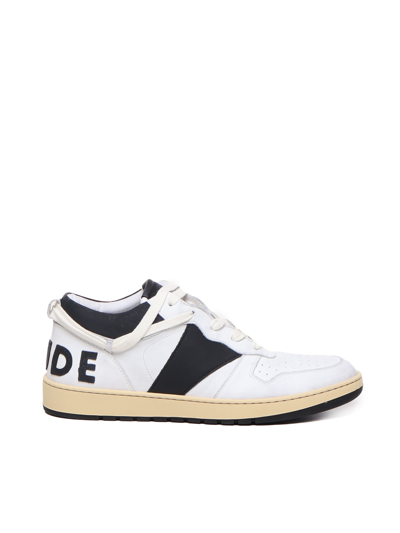 Rhude Rhechess Sneakers In White Leather