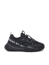 Versace Jeans Couture Logo-embossed Round Toe Sneakers In Black