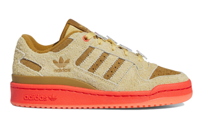 Pre-owned Adidas Originals Adidas Forum Low The Grinch Max (kids) In Oat/bright Red/bronze Strata