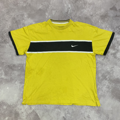 Pre-owned Nike X Vintage Nike Oversize T-shirt In Yellow