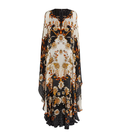 Mary Katrantzou Taylor Floral-print Silk-georgette Maxi Dress In Multi