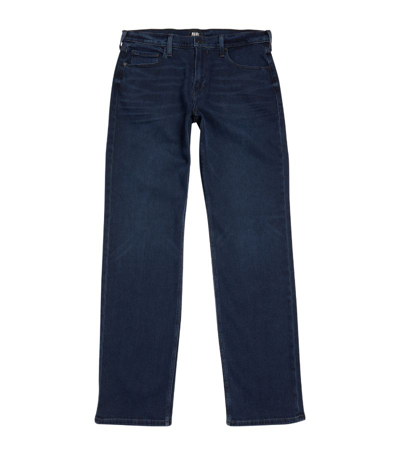 Paige Doheny Straight Jeans In Navy