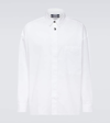 Jacquemus La Chemise Manches Longue Cotton-blend Shirt In White