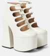 MARC JACOBS KIKI 150 LEATHER PLATFORM ANKLE BOOTS