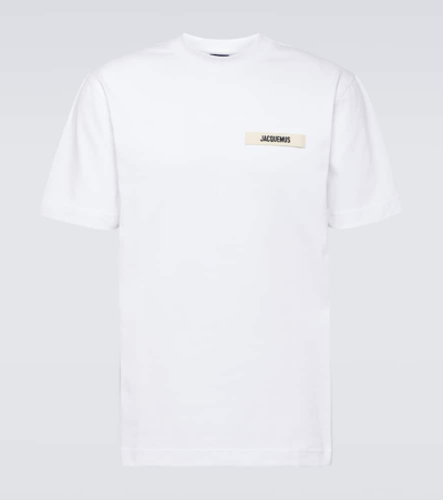 Jacquemus Logo-print Cotton T-shirt In White