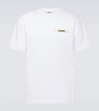 JACQUEMUS LE T-SHIRT GROS GRAIN COTTON T-SHIRT