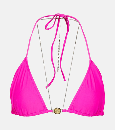 Bananhot Chain Bikini Top In Pink