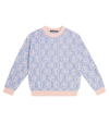 Acne Studios Face Wool And Cotton Sweater In Multicoloured