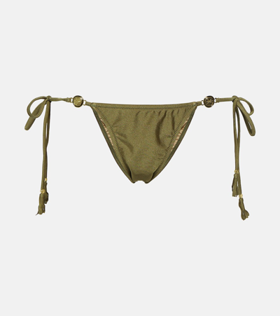 Bananhot Chain Bikini Bottoms In Olive Green