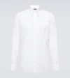 Dolce & Gabbana Slim Fit Long-sleeved Shirt In Stretch Cotton In White