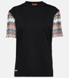 MISSONI ZIG ZAG COTTON JERSEY T-SHIRT