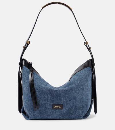 Isabel Marant Leyden Cotton Shoulder Bag In Blue