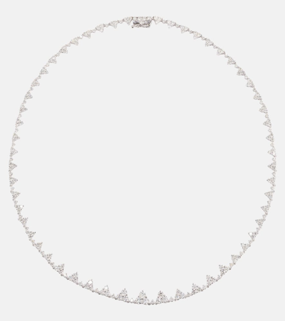 Anita Ko Eternity 18kt Gold Choker With Diamonds In Silver