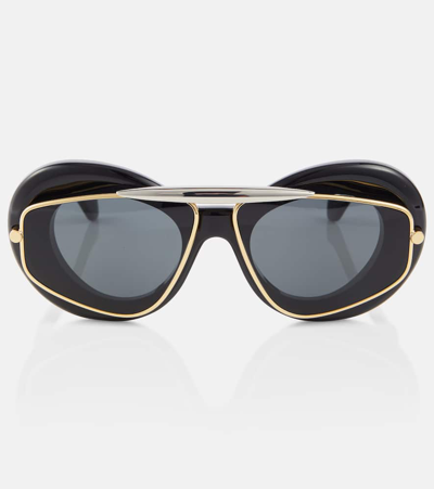 Loewe Aviator Sunglasses In Black